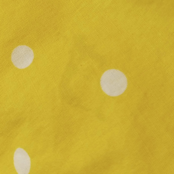 Yellow Polka Dot Fit & Flare Dress SZ 14 by Venus - Picture 8 of 9